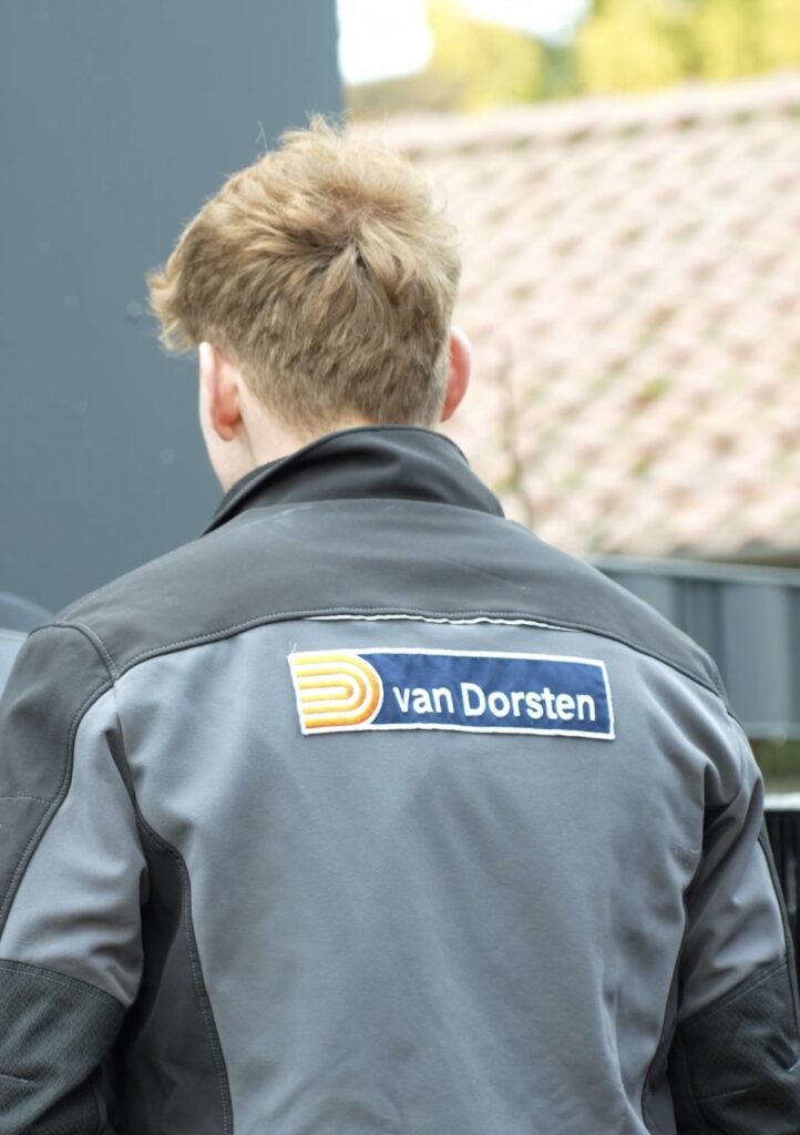 Arbeitsjacke mit van Dorsten Logo