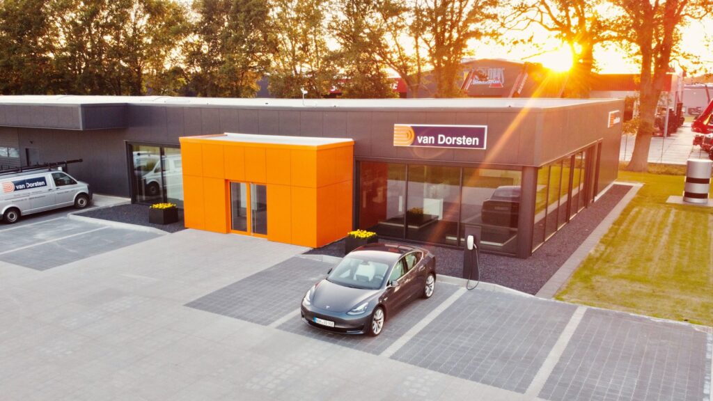 Der Standort der van Dorsten GmbH in der Dietrich-Borggreve-Straße 10 in Neuenhaus.