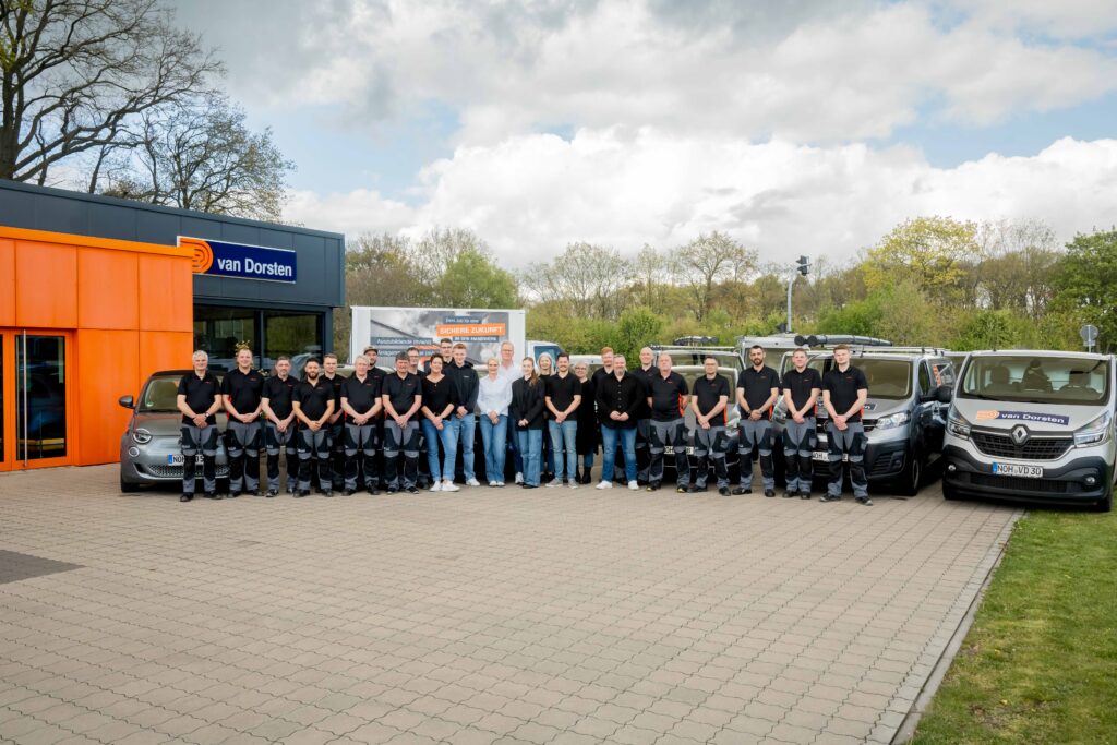 Das gesamte Team der van Dorsten GmbH aus Neuenhaus.
